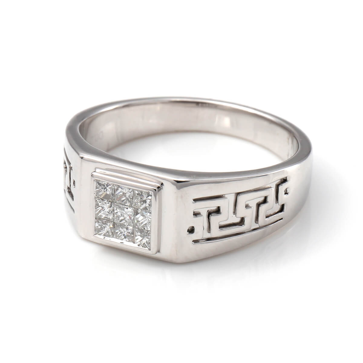 ダイヤモンド 10K ホワイトゴールド リング 13号-19号 R33870-W