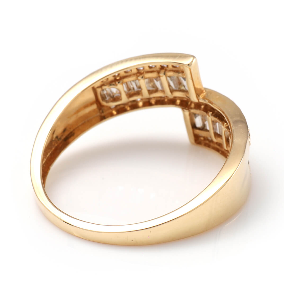 ダイヤモンド 18K イエローゴールド リング 12号 AR-V7450