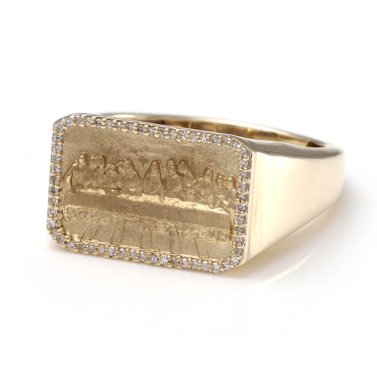 ダイヤモンド 10K イエローゴールド リング 21号 A50827