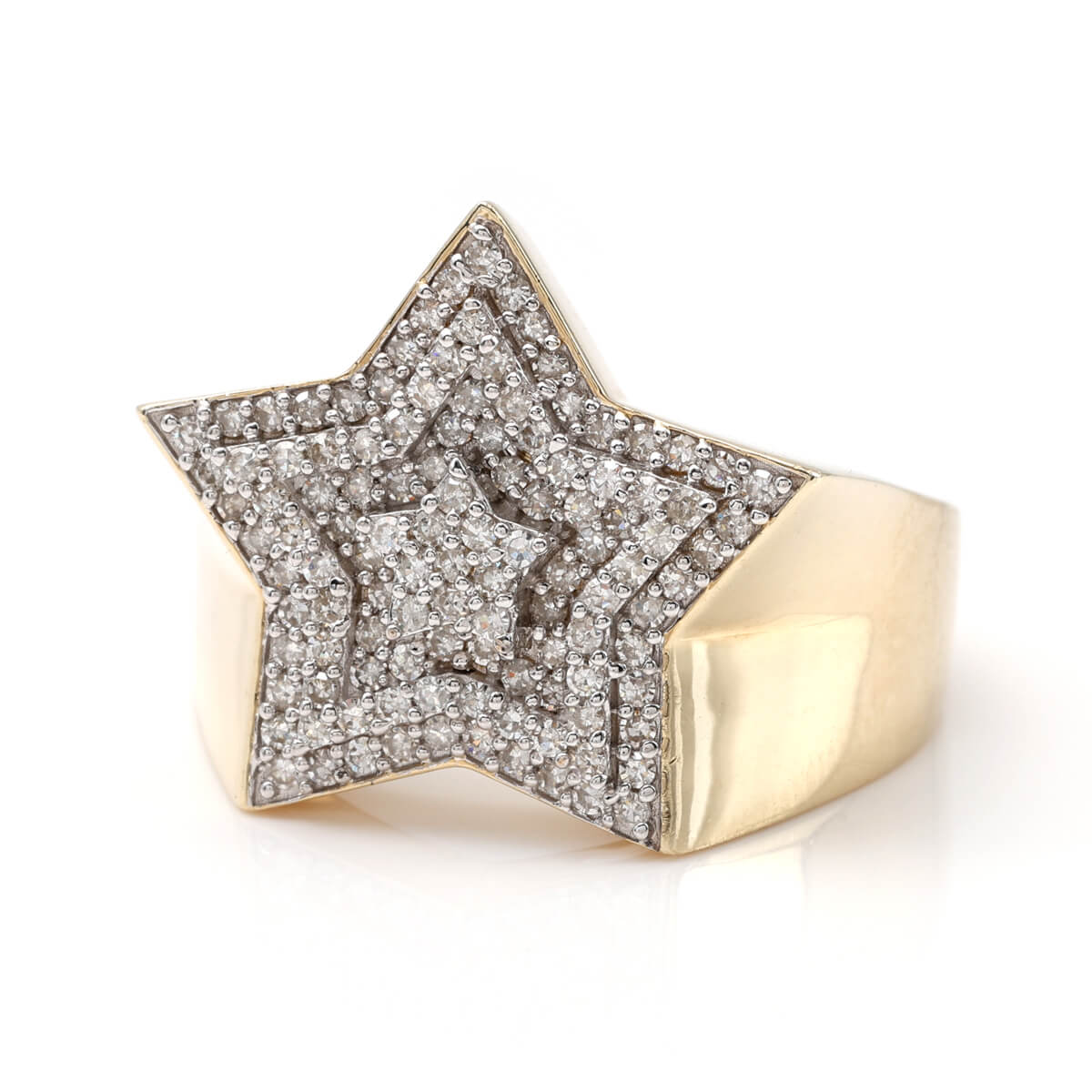 ダイヤモンド 10K イエローゴールド リング 21号 ALWRV14248-6