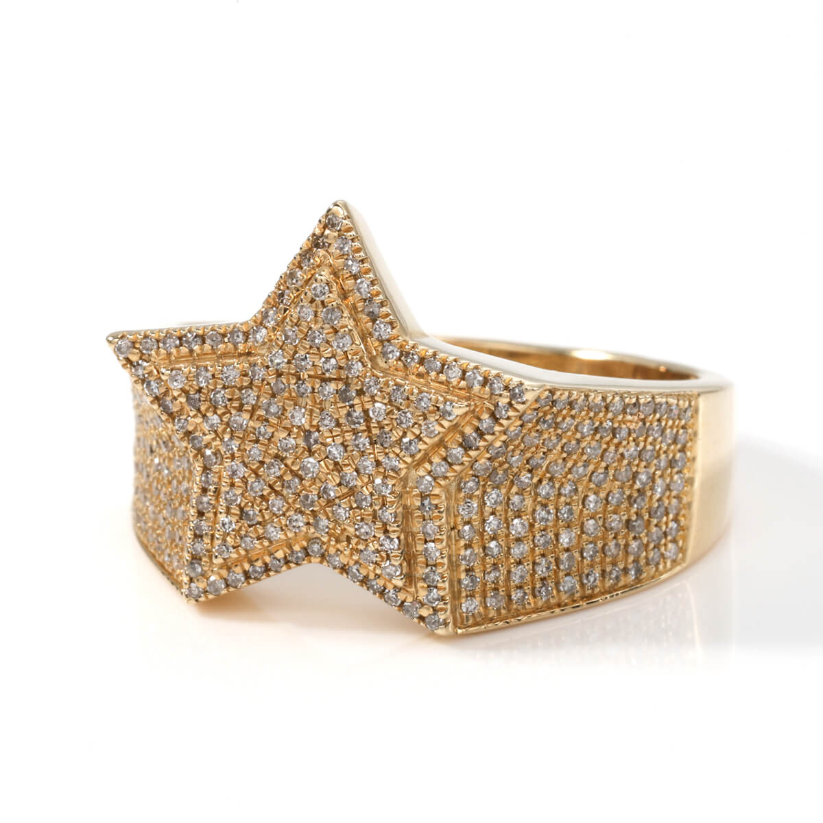 ダイヤモンド 10K イエローゴールド リング 20号 AGMSR-003-YG