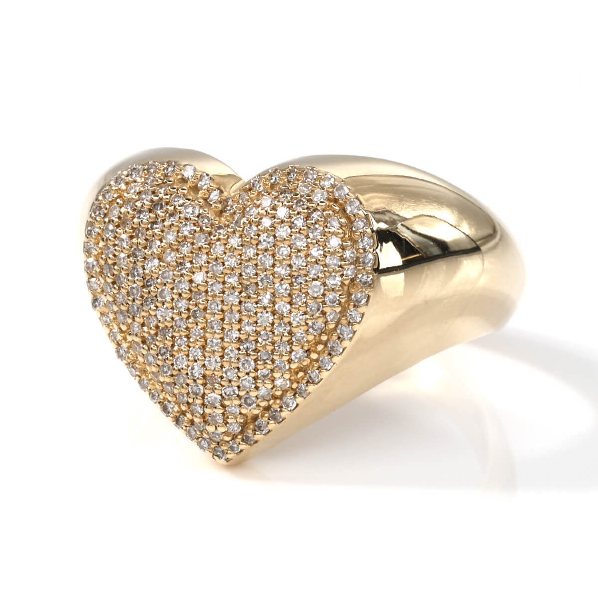 ダイヤモンド 10K イエローゴールド リング 13号 AGMR-829-YG