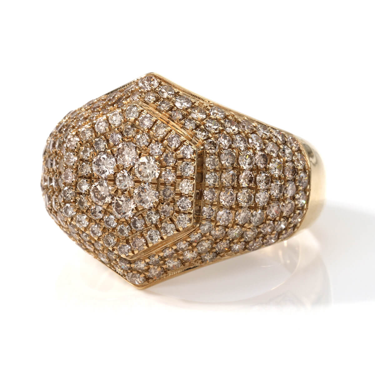 ダイヤモンド 10K イエローゴールド リング 21号 AGMSKR-006-YG