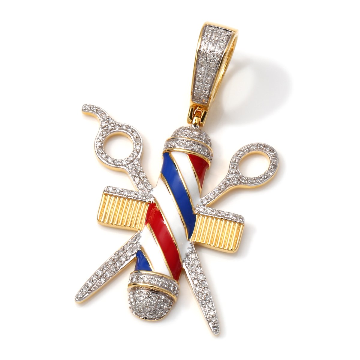 ダイヤモンド 10K イエローゴールド ペンダント A1026274-YG