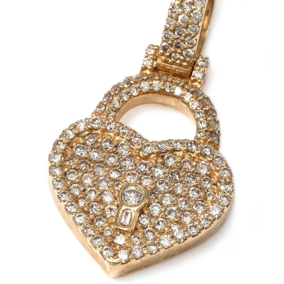 AVALANCHE GOLD&JEWELRYのダイヤモンド 10K イエローゴールド ペンダント AGMP-1585-YG｜アングル3