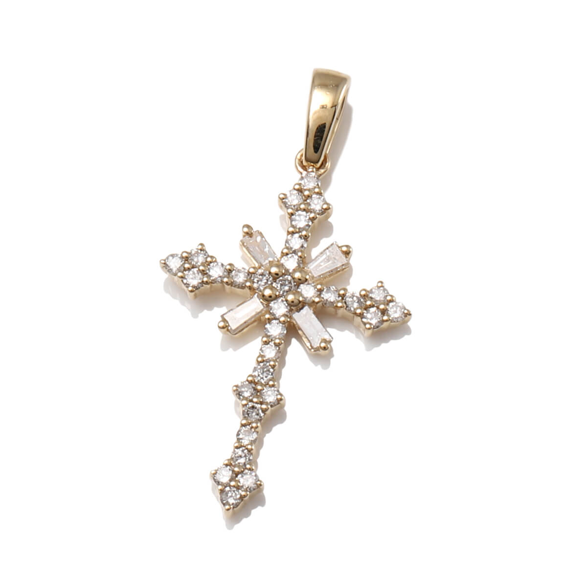 ダイヤモンド 10K イエローゴールド ペンダント A0832320-YG