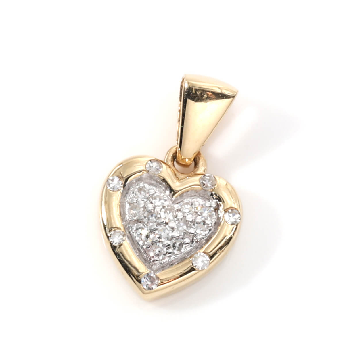 ダイヤモンド 10K イエローゴールド ペンダント A137067