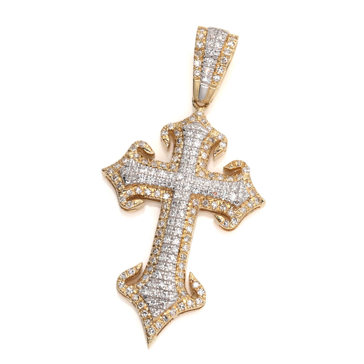 ダイヤモンド 10K イエローゴールド ペンダント AXP2125