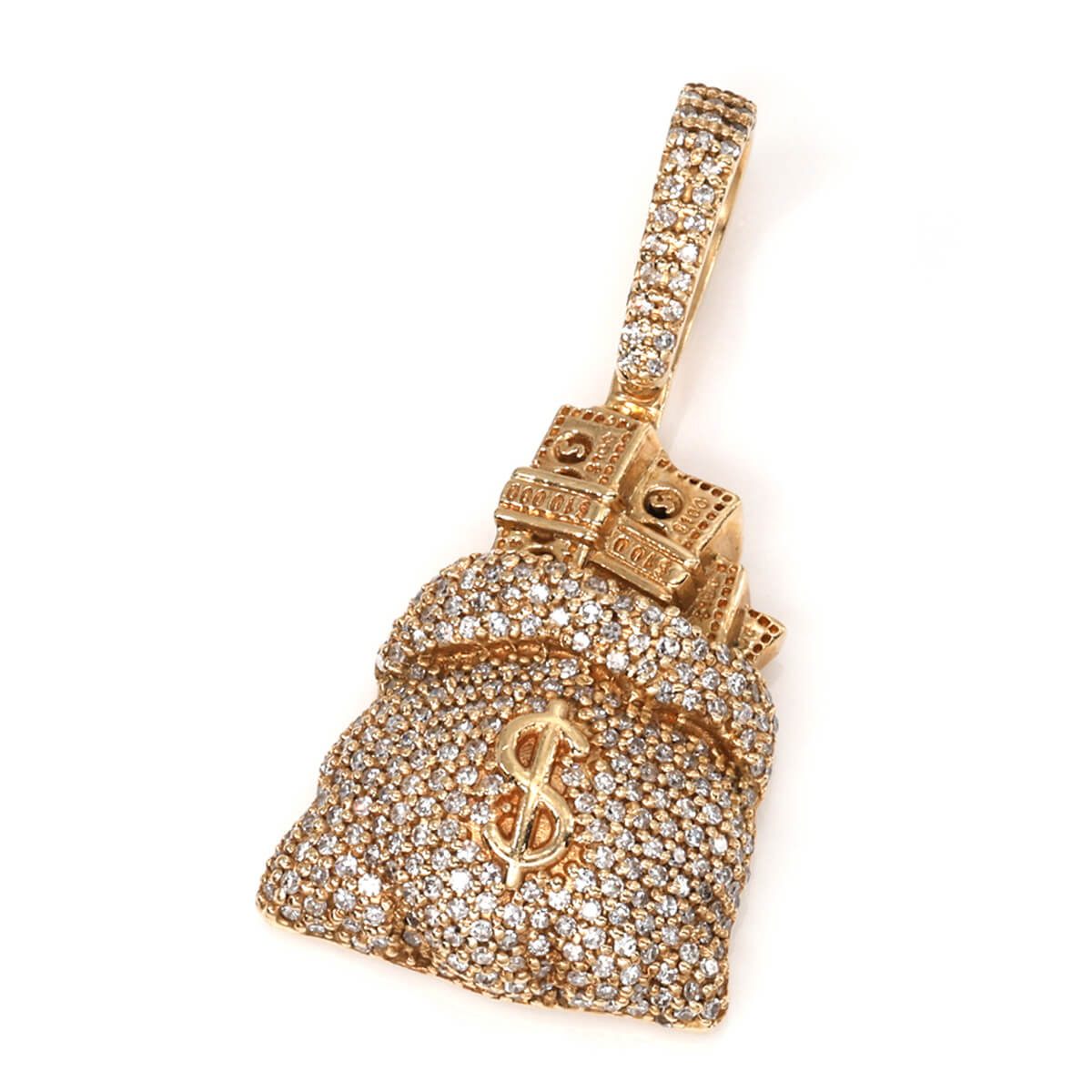 ダイヤモンド 14K イエローゴールド ペンダント AGMP-1241-YG