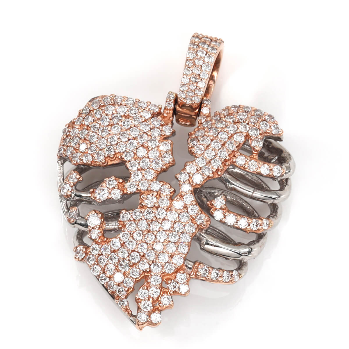 ダイヤモンド 14K ローズゴールド ペンダント AGMP-1164-RG