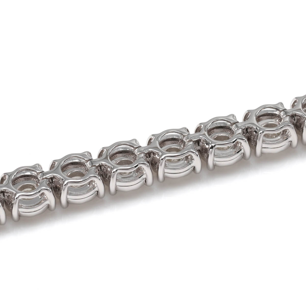 ��������� 18K �ۥ磻�ȥ������ �ƥ˥��֥쥹��å� ��4.5mm 19cm B13065C-FCX-1-18KW