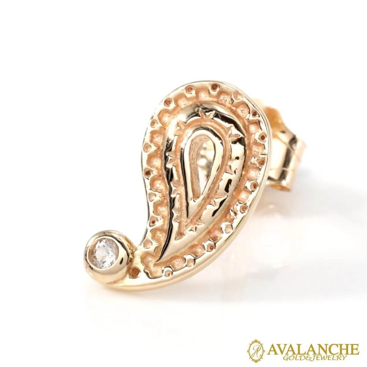 ダイヤモンド 10K イエローゴールド ピアス 4-9691-01