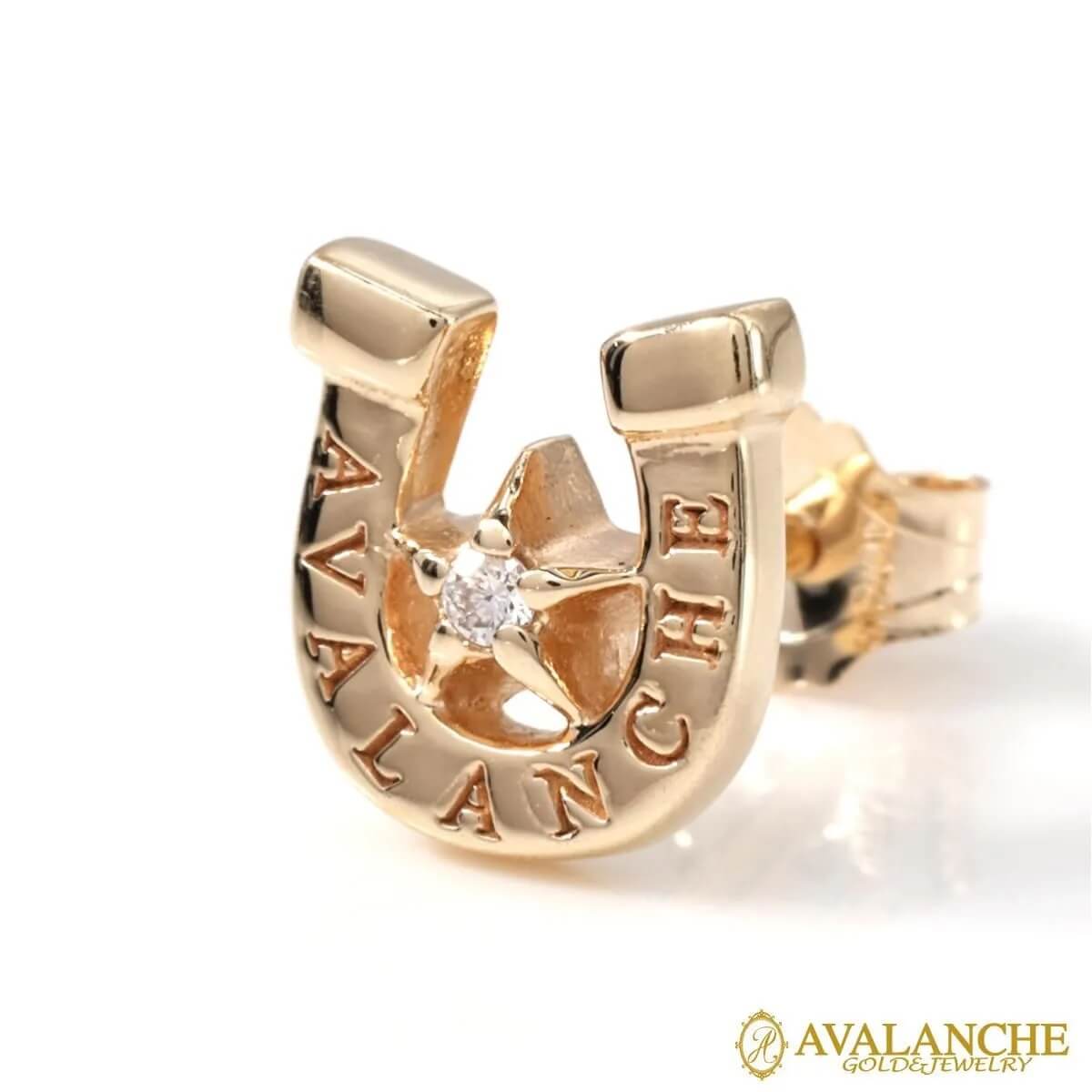 ダイヤモンド 10K イエローゴールド ピアス 4-10687-01