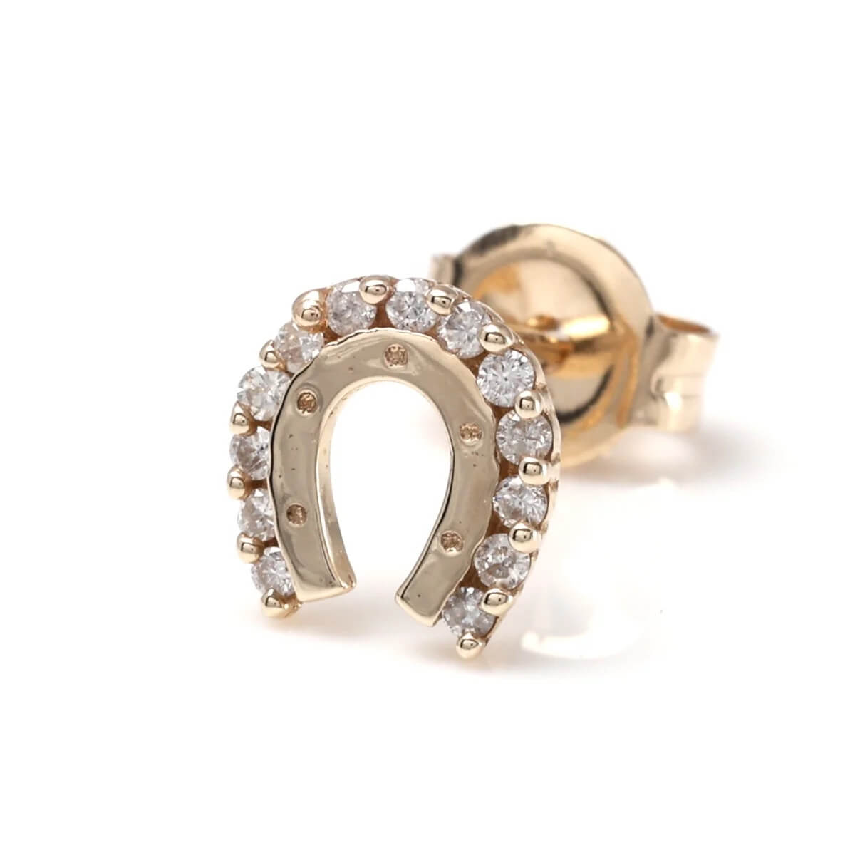 ダイヤモンド 10K イエローゴールド ピアス E2255R-10Y