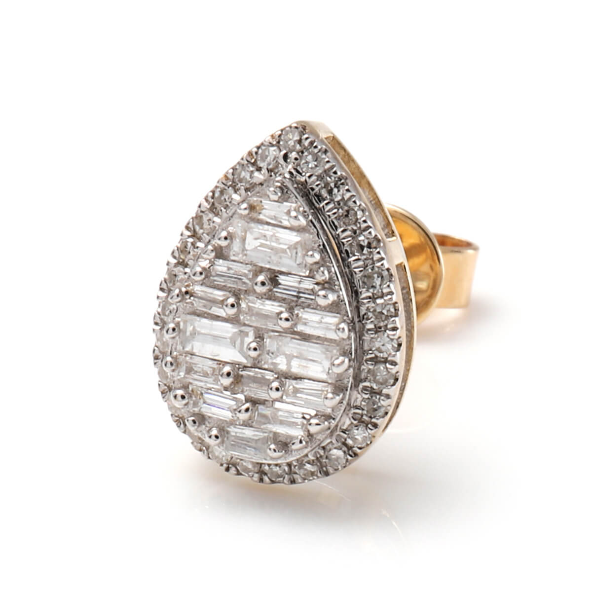 乐天商城 - ダイヤモンド 14K イエローゴールド ピアス A0128123-YG