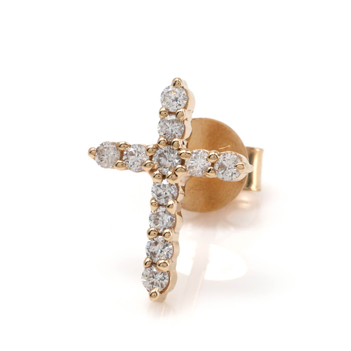 乐天商城 - ダイヤモンド 14K イエローゴールド ピアス A0132272-YG
