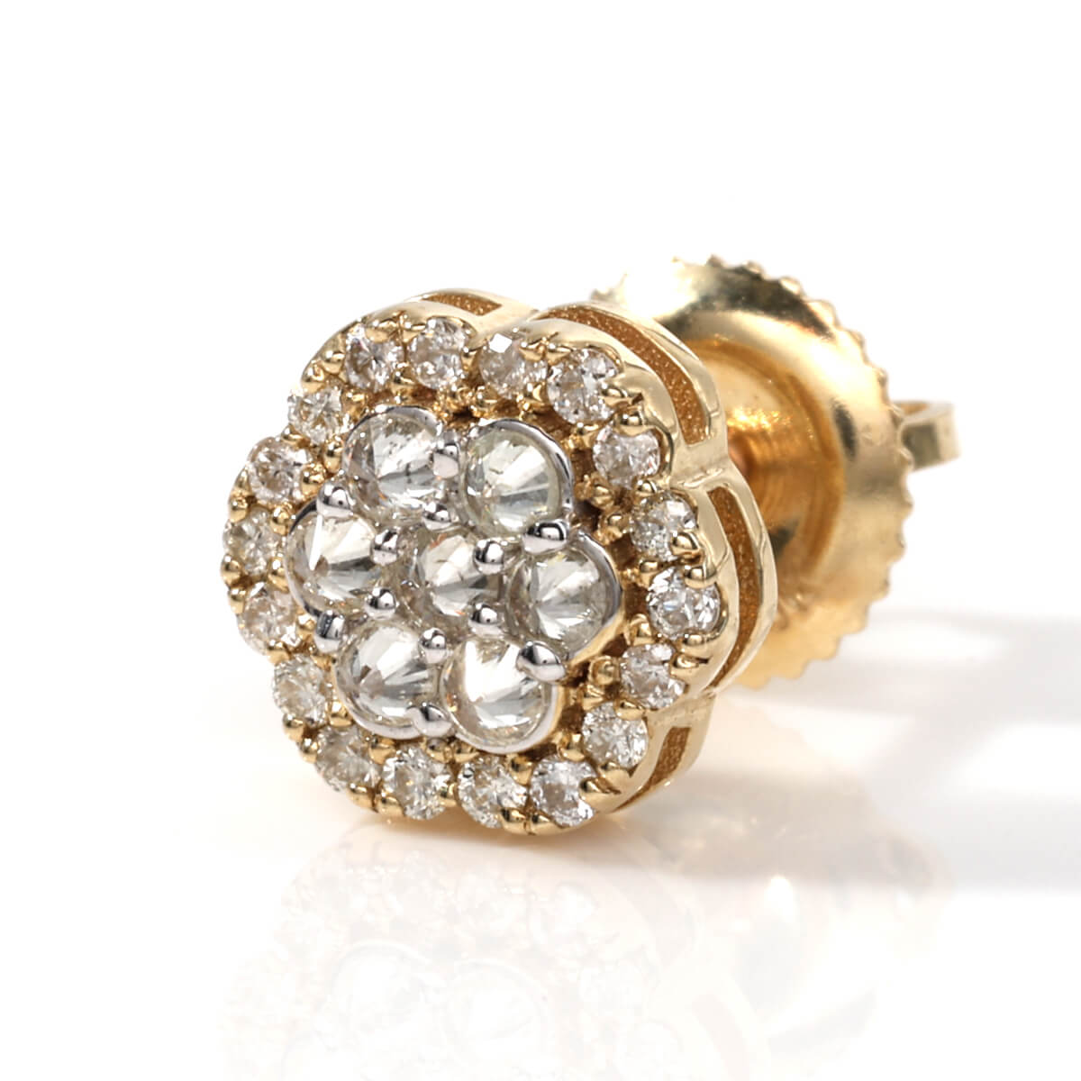 ダイヤモンド 10K イエローゴールド ピアス A145497