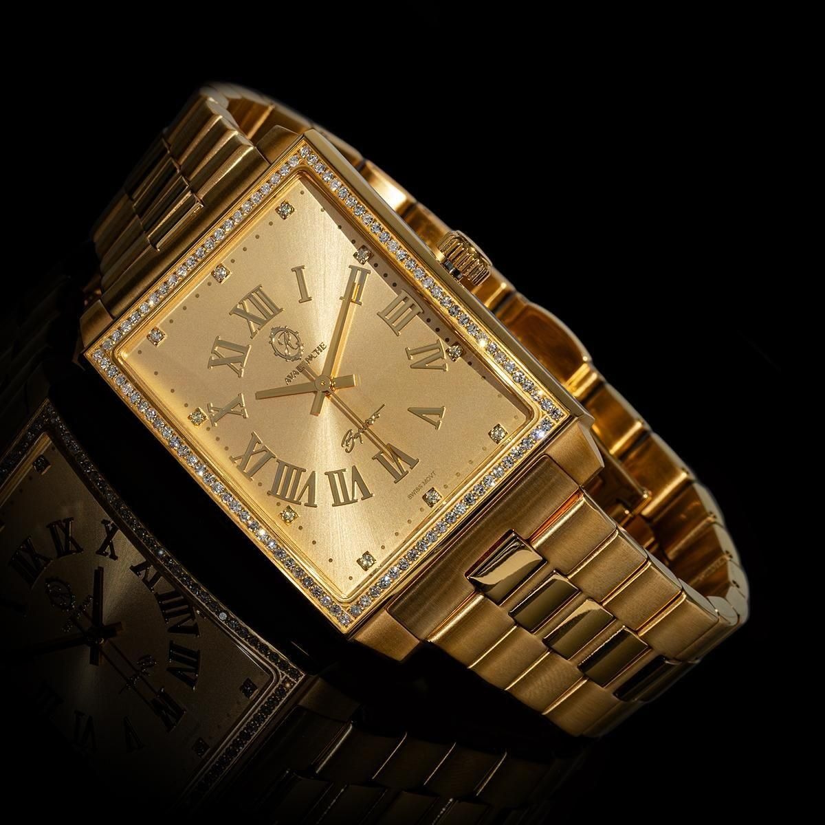 乐天商城 - AVALANCHE WATCH アヴァランチウォッチ BAPTISTE バティスト8615GD-02-IPG