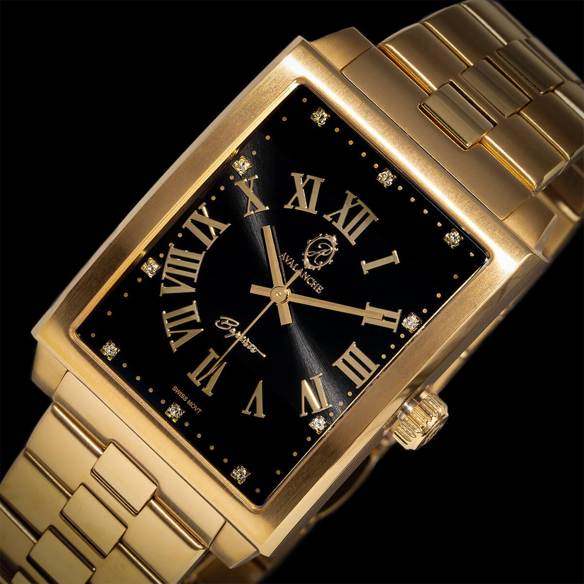 AVALANCHE GOLD&JEWELRYのAVALANCHE WATCH アヴァランチウォッチ BAPTISTE バティスト8615G-03-IPG SJ26｜アングル2
