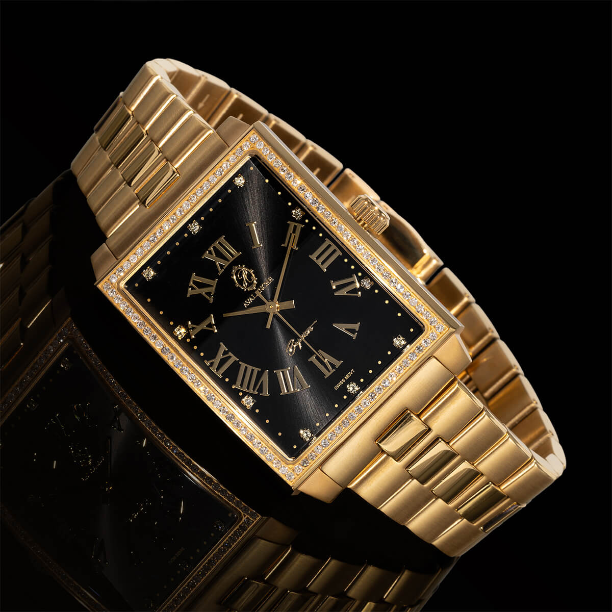 乐天商城 - AVALANCHE WATCH アヴァランチウォッチ BAPTISTE バティスト8615GD-03-IPG