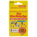 メーカー希望小売価格はメーカーサイトに基づいて掲載しています 【特徴】 すべての熱帯魚、稚魚の主食（ふ化をさせて与える卵） テトラブラインシュリンプエッグスは、エビ（ブラインシュリンプ）の卵です。 塩水に入れると、水温28℃でおよそ24時間後にふ化します。 熱帯魚・金魚の稚魚の理想的な天然フードなので毎日安心して与えられます。　