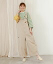スカラーパリティー ScoLar Parity クマのおちり 刺繍 サロペット ブラック ネイビー ベージュ M ボトムス 綿 ユニセックス オーバーオール ツイル デニム ゆったり ルーズ感 おしゃれ かわいい 春 夏 カジュアル(4)