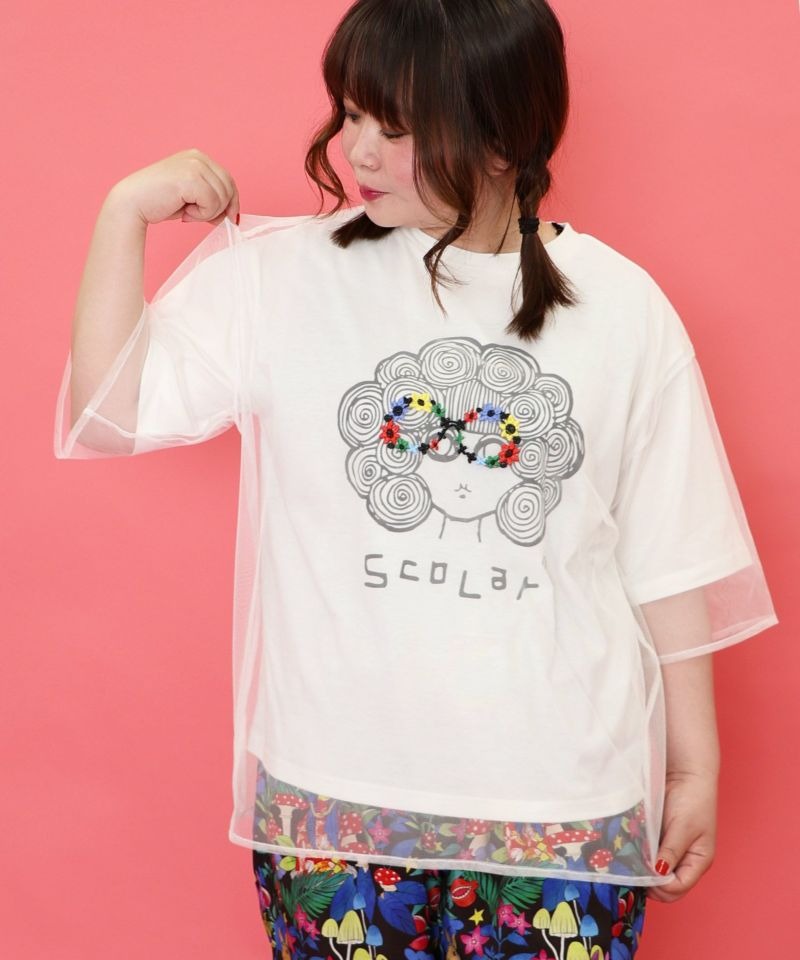 スカラー ScoLar トップス M カットソー ストレッチ 人物柄 DMW 楽天市場】スカラー scolar（Tシャツ・カットソー｜トップス
