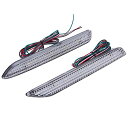 トヨタ LED リア バンパー ライト リフレクター 20系 アルファード ヴェルファイア ノア ヴォクシー ハリアー KRB062 (クリア)