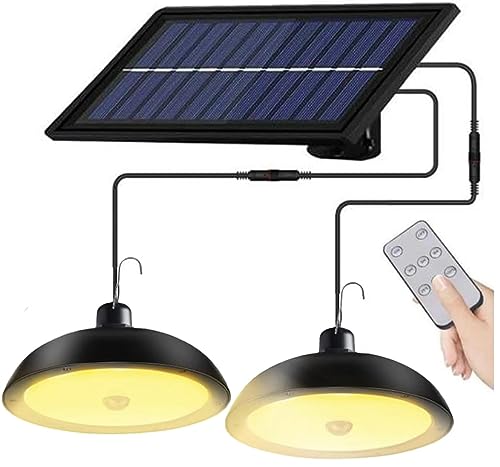 LED ソーラー ライト 人感 センサー 屋外 防水 分離型 リモコン付き ガーデン 防災 ランプ KRB274 (暖光)