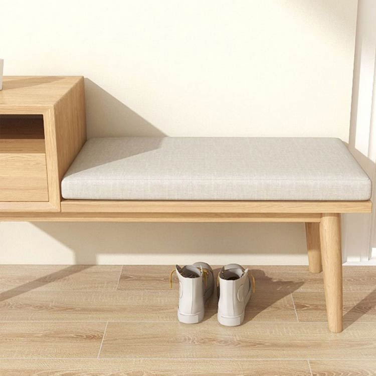 ロングクッション 玄関ベンチ 長座布団 厚手5cm ベンチシートクッション 座布団 長椅子クッション ベンチ用座布団 お尻痛くない ベンチクッション クッション ベンチ用 スポンジパッド 体圧分散 滑り止め 変形しにくい ダイニングベンチ 送料無料 [2]