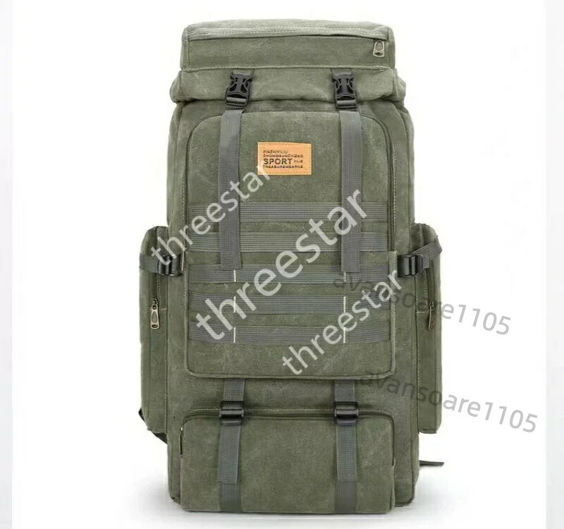 ルチアモナ アウトドア リュック バッグパック 登山大容量 キャンプ りゅっく バッグ 80l キャンプ リュック バッグ トレッキング ヒロシ 災害用 軍用 男女兼用 バックパック 軍用 送料無料