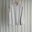 ULTERIOR / アルテリア / FADED SILKY TERRY RW SWEAT SHIRT / ULCS58-GC125