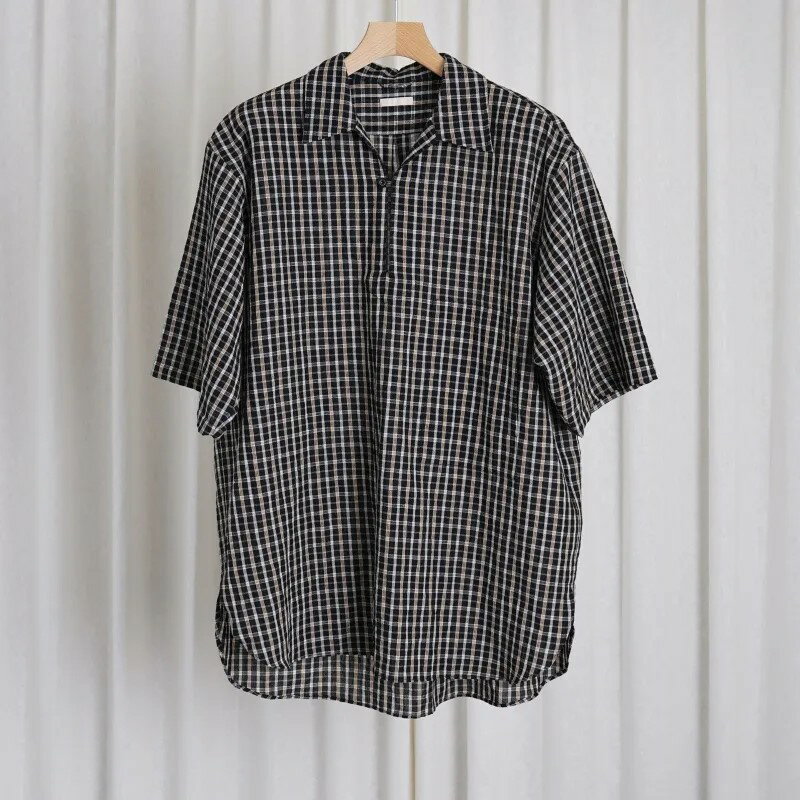 ULTERIOR / アルテリア / W/L CHECKED SKIPPER SHIRT / ULSH47-HA158-B