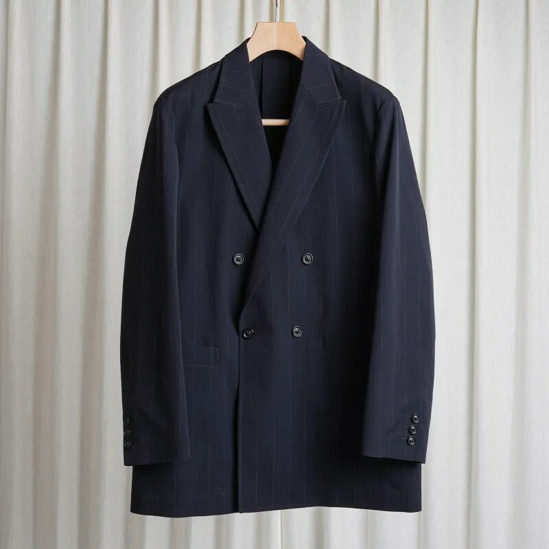 Pants - ULTERIOR / アルテリア / WOOL WASHI STRIPE DB JKT / UJK28-LA233-B