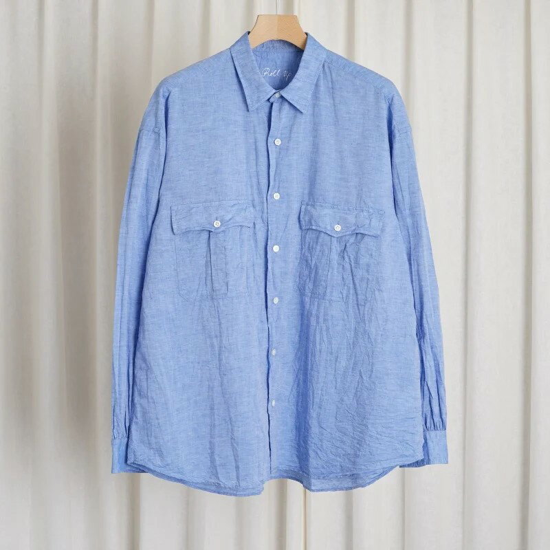 Porter Classic / ポータークラシック / ROLL UP LINEN COTTON SHIRT (CANCLINI) / PC-016-2765