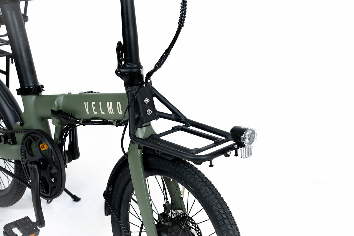 【VELMOブランド公式】VELMO PANORAMA フロントキャリア 電動アシスト自転車 アシスト自転車 電動自転車 シニア電動自転車 おしゃれ ミニベロ 荷台 PANORAMA用 オプション