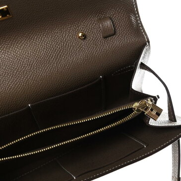 【ほぼ新品】エルメス エプソン ケリーウォレット トゥーゴー エトゥープ エトープ ゴールド金具 HERMES EPSOM KELLY WALLET TO GO ETOUPE GOLD【海外直輸入中古品】【中古】