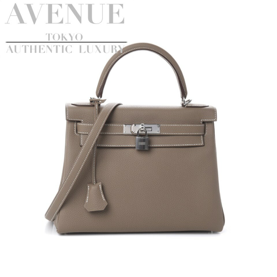 yVigpz2022N GX P[28 D GgD[v gS Vo[ HERMES KELLY RETOURNE 28 ETOUPE TOGO SILVER HARDWARE