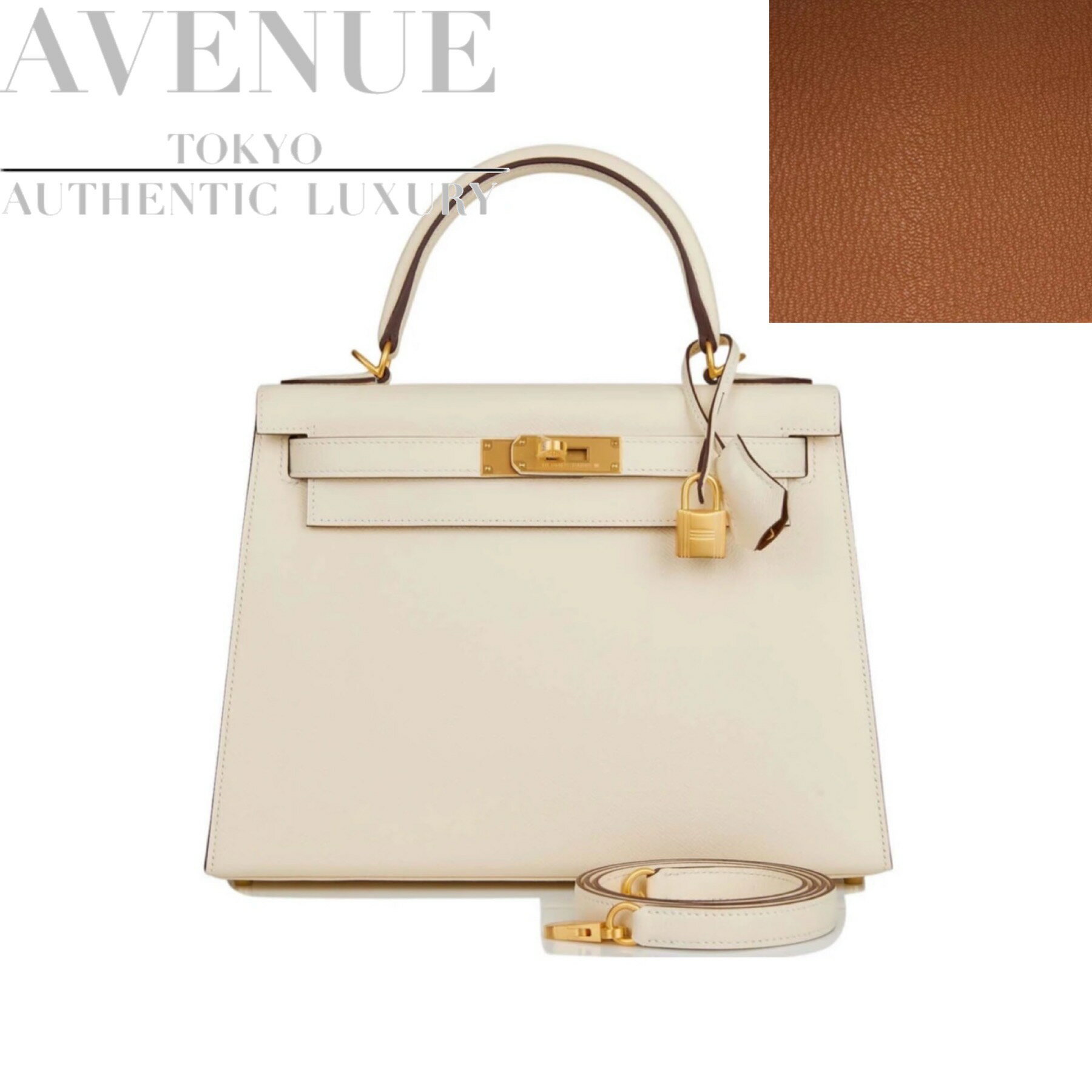 ڿ̤ѡ2021ǯ ᥹ ꡼28 ˥ 륽 ʥ  ץ ޥåȥɶ ѡʥ륪 ۡ塼 HERMES KELLY SELLIER 28 VERSO NATA GOLD EPSOM BRUSHED GOLD HARDWARE HSS