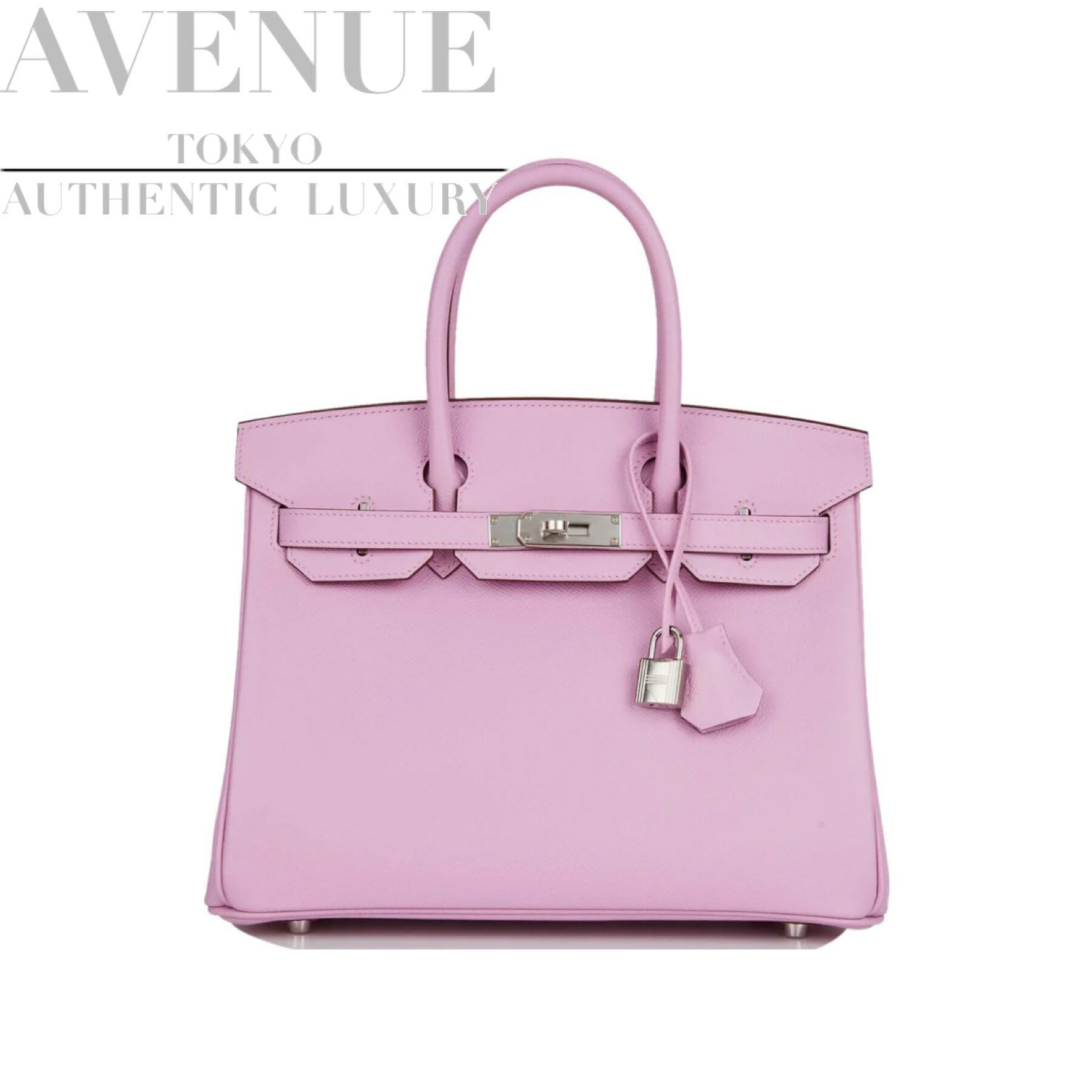 【新品未使用】2021年製 エルメス バーキン30 モーヴシルベストル エプソン シルバー金具 HERMES BIRKIN 30 MAUVE SYLVESTRE EPSOM SILVER HARDWARE