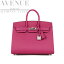 ڿ̤ѡ2021ǯ ᥹ С25 ˥ ѡץ ޥ С HERMES BIRKIN SELLIER 25 ROSE POURPRE VEAU MADAME SILVER HARDWARE