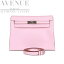 ڿ̤ѡ2021ǯ ᥹ ꡼2  ե С ٥ȥХå ܥǥХå Хå ȥݡ HERMES KELLY DANSE 2 BELT BAG ROSE SAKURA SWIFT SILVER HARDWARE