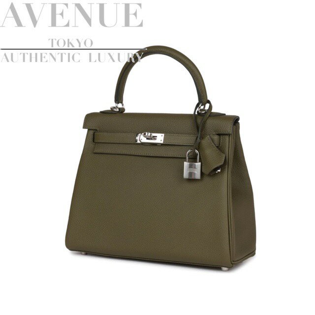 yVigpzGX P[25 D F[Fl[[ F[xl[[ gS Vo[ HERMES KELLY RETOURNE 25 VERT VERONESE TOGO SILVER HARDWARE