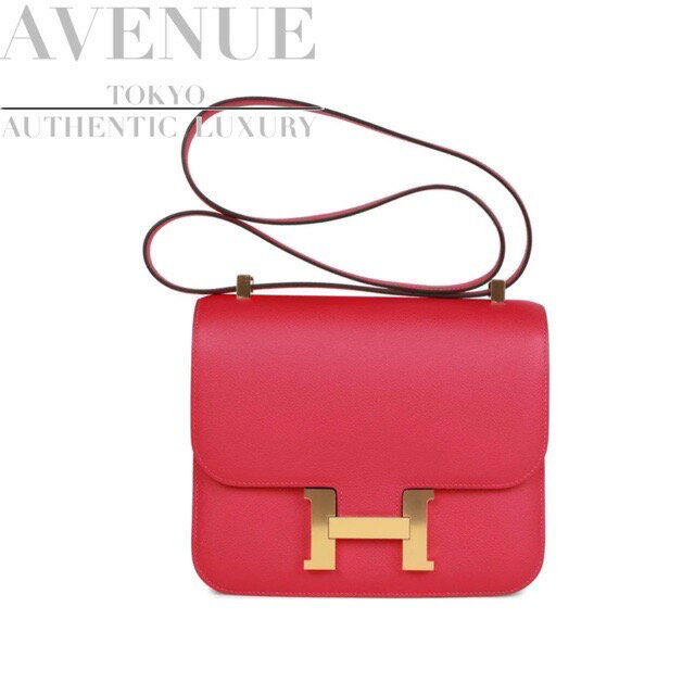 ڿ̤ѡ2021ǯ ᥹ 󥹥 24 եܥ 顼 С顼 ɶ Хå HERMES CONSTANCE 24 FRAMBOISE EVERCOLOR GOLD HARDWARE