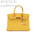 【未使用品】エルメス バーキン30 ジョーヌアンブル トリヨンクレマンス ゴールド金具 HERMES BIRKIN 30 JAUNE AMBRE TAURILLON CLEMENCE GOLD HARDWARE【中古】