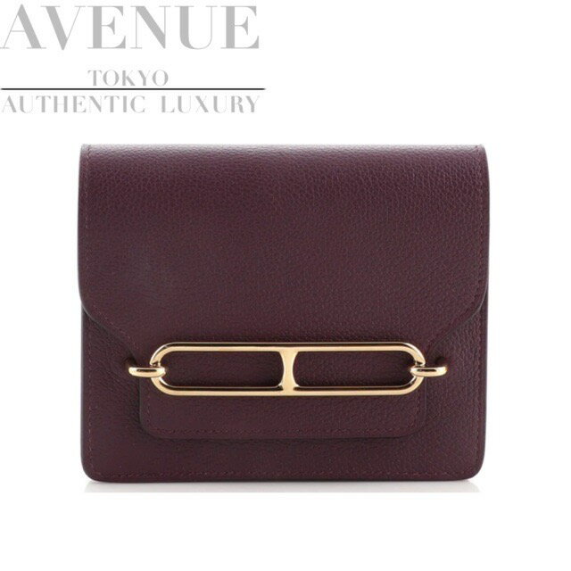 【ほぼ新品】エルメス ロウリス ルリ スリム ウォレット バイカラー カシス ブルーロイヤル エヴァーカラー エバーカラー ゴールド金具 折り財布 HERMES ROULIS SLIM WALLET CASSIS BLEU ROYAL EVERCOLOR GOLD HARDWARE【海外直輸入中古品】【中古】のサムネイル