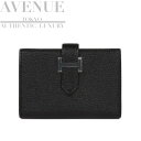 AVENUE㤨֡ڿ̤ѡۥ᥹ ٥ ɥۥ å ֥å ֥ߥ С ɥ  HERMES BEARN CARD HOLDER WALLET BLACK CHEVRE MYSORE SILVER HARDWAREפβǤʤ360,000ߤˤʤޤ