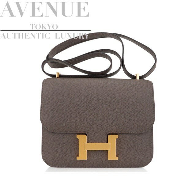 ڿ̤ѡ2022ǯ ᥹ 󥹥 18  ץ ɶ Хå ߥ˥󥹥 HERMES MINI CONSTANCE 18 ETAIN EPSOM GOLD HARDWARE