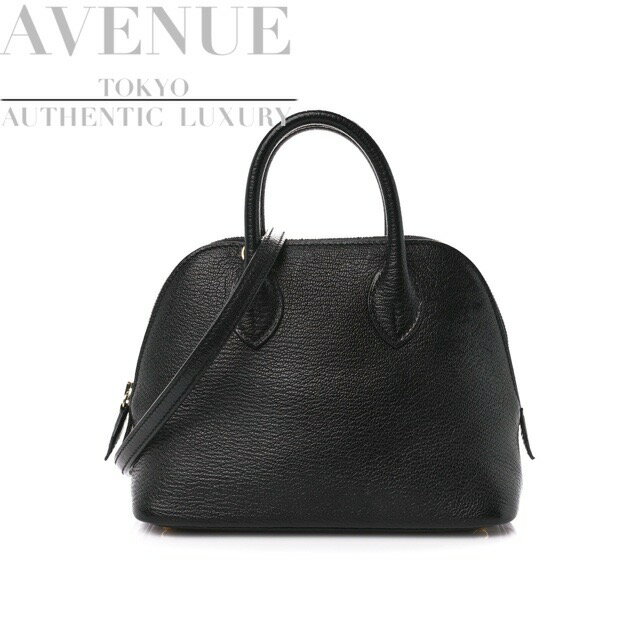 【大変美品】エルメス ミニボリード ブラック シェーブルミゾール ゴールド金具 ボリードミニ HERMES MINI BOLIDE 1923 BLACK CHEVRE MYSORE GOLD HARDWARE【中古】のサムネイル