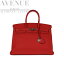 【新品未使用】エルメス バーキン35 ルージュヴィフ トゴ シルバー金具 HERMES BIRKIN 35 ROUGE VIF TOGO SILVER HARDWARE